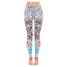 Load image into Gallery viewer, Holiday Paisley Reverse Low Rise Leggings (Invisible Stitch) (Model L05)