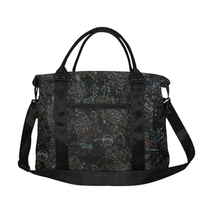 Group Halloween Candy Glowing Large Capacity Duffle Bag (Model 1715)