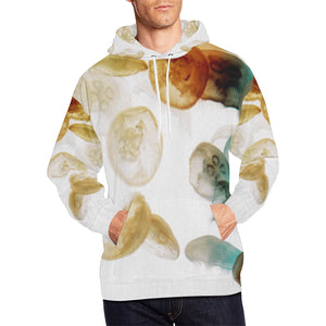 Jellyfish Negative All Over Print Hoodie for Men/Large Size (USA Size) (Model H13)