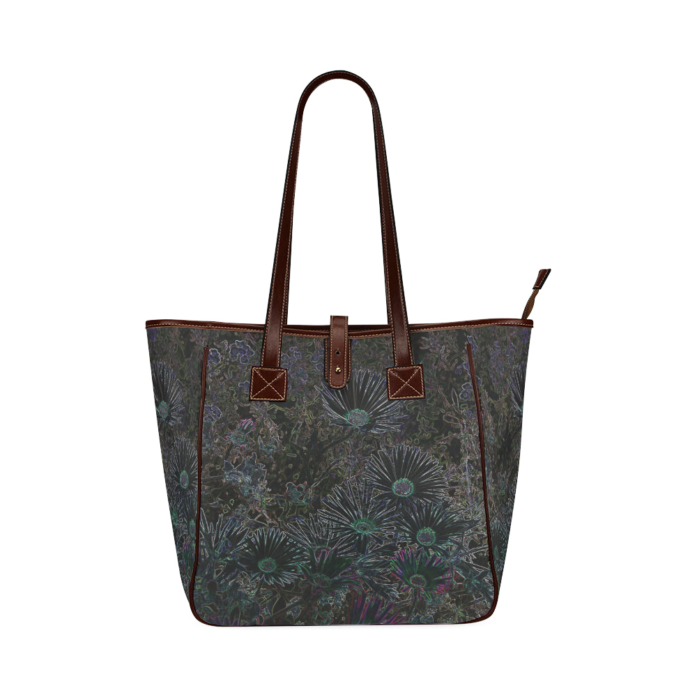 Livingstone Daisy Flower Glowing Classic Tote Bag (Model 1644)