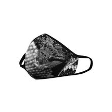 Load image into Gallery viewer, Coiled Snake Mouth Mask (Pack of 3)