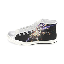 Load image into Gallery viewer, Fireworks Star Mosaic Women&#39;s Classic High Top Canvas Shoes (Model 017)