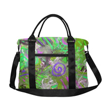 Load image into Gallery viewer, Graffiti Abstract Green Large Capacity Duffle Bag (Model 1715)