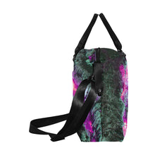Load image into Gallery viewer, Molten Flames Magenta Large Capacity Duffle Bag (Model 1715)