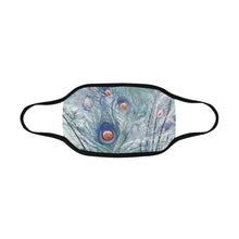 Load image into Gallery viewer, Peacock Feathers Negative Mouth Mask in One Piece (2 Filters Included) (Model M02)