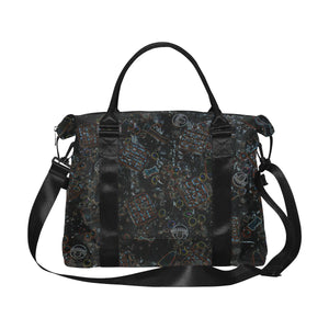 Group Halloween Candy Glowing Large Capacity Duffle Bag (Model 1715)