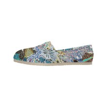 Load image into Gallery viewer, Pleasantly Paisley Negative Unisex Classic Canvas Slip-On (Model 1206)