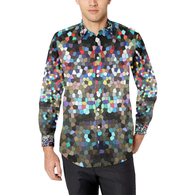 I Spy Paisley Mosaic Men's All Over Print Casual Dress Shirt (Model T61)