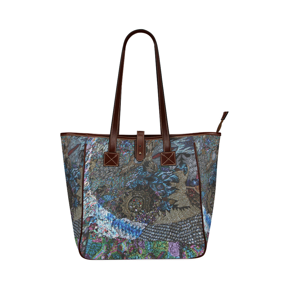 Cresent Paisley Classic Tote Bag (Model 1644)