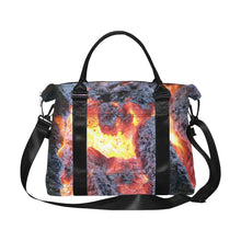 Load image into Gallery viewer, Molten Flames Large Capacity Duffle Bag (Model 1715)