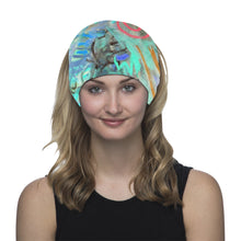Load image into Gallery viewer, Graffiti Abstract Aqua Multifunctional Headwear