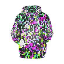Load image into Gallery viewer, Holiday Paisley Purple Mosaic All Over Print Hoodie for Men/Large Size (USA Size) (Model H13)