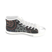 Load image into Gallery viewer, Dante&#39;s Inferno Glowing Men’s Classic High Top Canvas Shoes (Model 017)