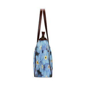 Forget Me Not Flower Classic Tote Bag (Model 1644)