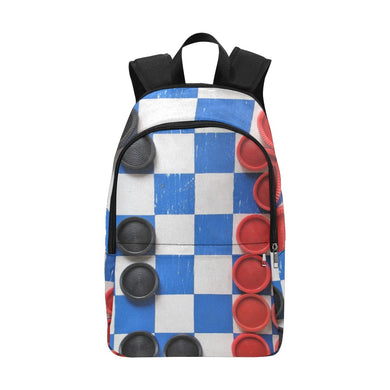 Checkers Fabric Backpack for Adult (Model 1659)