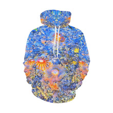 Load image into Gallery viewer, Jellyfish Blooms Orange All Over Print Hoodie for Men/Large Size (USA Size) (Model H13)