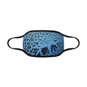 Crackle Art Blue Mouth Mask (Pack of 3)