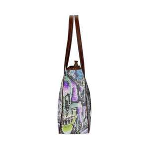 Complex Graffiti Negative Classic Tote Bag (Model 1644)