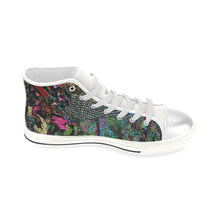Load image into Gallery viewer, Paisley Power Women&#39;s Classic High Top Canvas Shoes (Model 017)