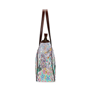Holiday Paisley Negative Classic Tote Bag (Model 1644)