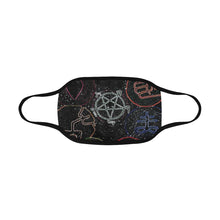 Load image into Gallery viewer, Dante&#39;s Inferno Glowing Mouth Mask in One Piece (2 Filters Included) (Model M02)