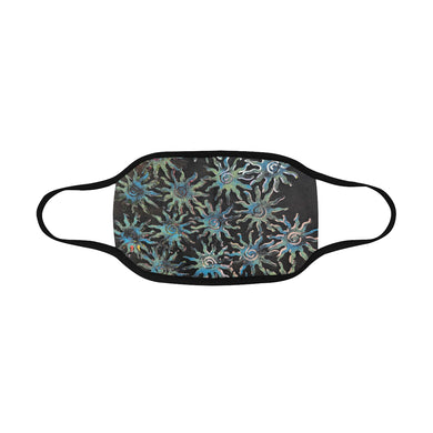 Sunny Turquoise Mouth Mask in One Piece (Model M02)