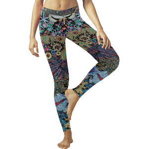 Perfectly Paisley Low Rise Leggings (Invisible Stitch) (Model L05)