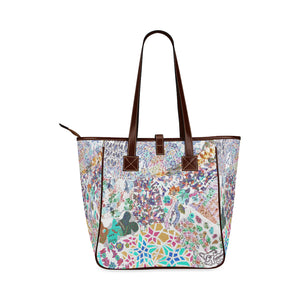 Holiday Paisley Negative Classic Tote Bag (Model 1644)