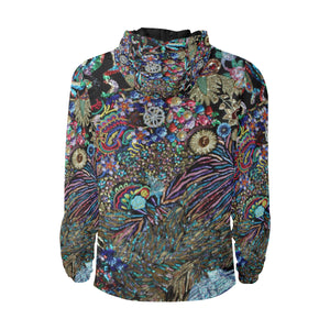 I Spy Paisley All Over Print Quilted Windbreaker for Men (Model H35)