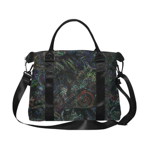 Graffiti Abstract Glowing Large Capacity Duffle Bag (Model 1715)
