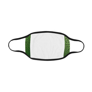 Crackle Art Green Mouth Mask (Pack of 3)