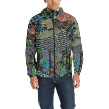 Load image into Gallery viewer, Paisley Power All Over Print Quilted Windbreaker for Men (Model H35)