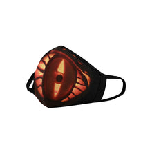 Load image into Gallery viewer, Eye of Pumpkin Mouth Mask (2 Filters Included)