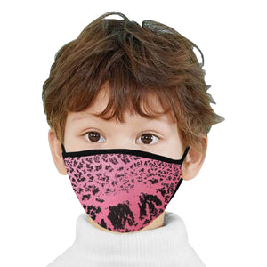 Crackle Art Pink Mouth Mask