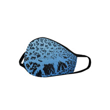 Load image into Gallery viewer, Crackle Art Blue Mouth Mask