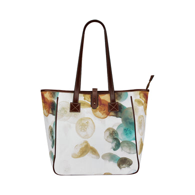 Jellyfish Negative Classic Tote Bag (Model 1644)