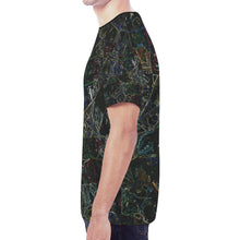 Load image into Gallery viewer, Oil Paints Glowing New All Over Print T-shirt for Men (Model T45)