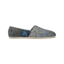 Load image into Gallery viewer, Marbled Abstract Blue Unisex Classic Canvas Slip-On (Model 1206)