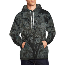 Load image into Gallery viewer, Spooky Tree Glowing All Over Print Hoodie for Men/Large Size (USA Size) (Model H13)