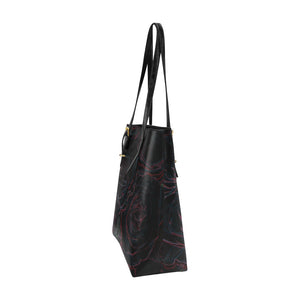 Rose Bouquet Flower Glowing Euramerican Tote Bag/Small (Model 1655)