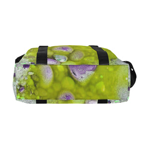 Puddle of Love Yellow Large Capacity Duffle Bag (Model 1715)
