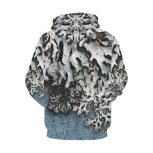 Load image into Gallery viewer, Moss Blue All Over Print Hoodie for Men (USA Size) (Model H13)