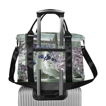 Load image into Gallery viewer, Blooming Boots Flower Reverse Large Capacity Duffle Bag (Model 1715)