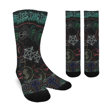 Dante's Inferno Glowing Trouser Socks (For Men)