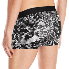 Load image into Gallery viewer, Holiday Paisley Black and White Mosaic Men&#39;s Boxer Briefs with Merged Design (Model  L10)