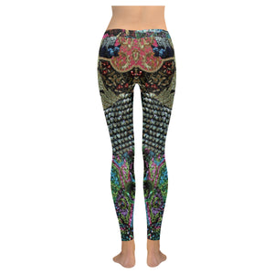 Paisley Power Low Rise Leggings (Invisible Stitch) (Model L05)