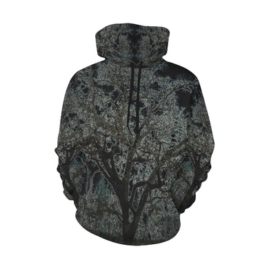 Spooky Tree Glowing All Over Print Hoodie for Women (USA Size) (Model H13)