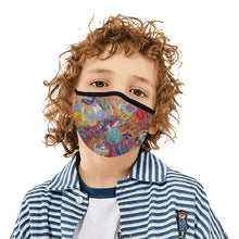 Load image into Gallery viewer, Graffiti Abstract Mouth Mask in One Piece (2 Filters Included) (Model M02)