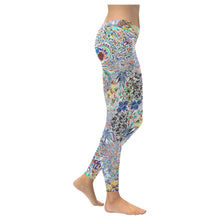 Load image into Gallery viewer, Fun and Fancy Paisley Reverse Low Rise Leggings (Invisible Stitch) (Model L05)