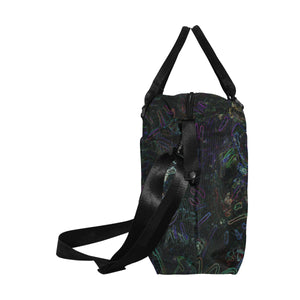 Graffiti Abstract Glowing Large Capacity Duffle Bag (Model 1715)